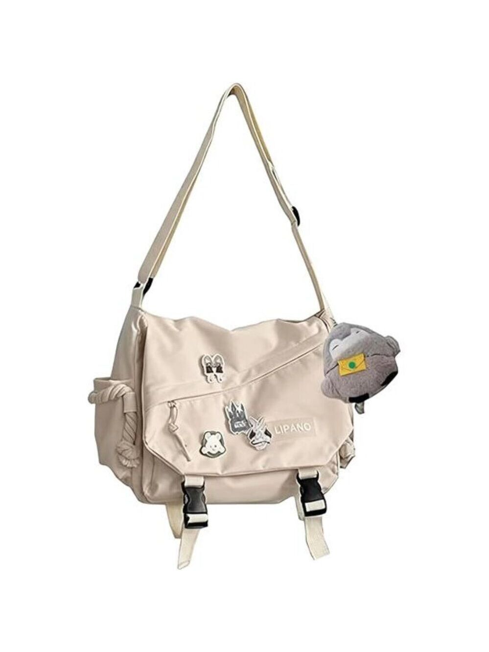 Cute Crossbody Bag Japanese Kawaii Messenger Bag Nylon Shoulder Bag for Women Me